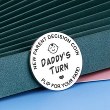 Load image into Gallery viewer, New Baby Gift for Parent Mom Daddy Baby Shower Gifts Funny Decision Coin for Women Men Pregnancy Mothers Fathers Day Gifts for First Time Moms Dads Mummy to Be Christmas Birthday Present Double-Sided