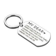 Load image into Gallery viewer, Inspirational Keychain Birthday Graduation Gift for Him Her Teen Boy Girl 2021 Best Friend Gifts for Women Men Valentines Day Family Gift for Adult Daughter Son from Mom Dad Christmas Stocking Stuffer