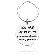 Load image into Gallery viewer, Best Friend Keychain for Women Teens Girls ,You Are My Person Friendship Gifts for Her Sisters Couples,Boyfriend Girlfriend Birthday Gifts,Greys Anatomy Jewelry for Anniversary