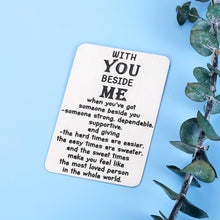 Load image into Gallery viewer, Anniversary Wallet Insert Gifts for Men Women Husband Boyfriend Valentines Wedding Engraved Card for Him Couple Hubby Fiancé Groom from Her Wife Girlfriend Birthday Christmas Fathers Day Love Gift