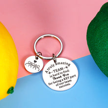 Load image into Gallery viewer, Coworker Employee Appreciation Gifts Keychain for Women Men Colleague Staff Team Members Office Thank You Gift Birthday Christmas Boss Day Retirement Leaving Going Away Teamwork Present for Her Him