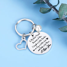 Load image into Gallery viewer, Best Friend Keychain for BFF Funny Friendship Gifts Birthday Graduation Christmas Valentines Day Thank You Gift for Teen Boys Girls Women Men Appreciation for Him Her Teenage Bestie Sister Jewelry