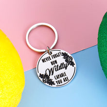 Load image into Gallery viewer, Inspirational Keychain Birthday Christmas Gifts for Best Friend Boy Girl Thank You Appreciation Gift for Women Men Coworker Companion Graduation Gift Keyring for Daughter Son from Mom Dad Thanksgiving Brand: FrereFeter