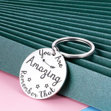 Load image into Gallery viewer, Inspirational Birthday Keychain Gifts for Best Friend BFF Women Men Thank You Gift for Coworker Boss Teen Boy Girl Graduation for Daughter Son from Mom Dad Christmas Retirement Appreciation Gift