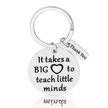 Load image into Gallery viewer, Teacher Appreciation Gift for Teacher Keychain Thank You Gifts for Women Men Birthday Graduation Valentines Christmas Gifts for Teachers from Student End of Year Retirement Gift