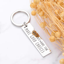 Load image into Gallery viewer, Gifts for New Driver Keychain Be Safe Have Fun Make Good Choices Keychain Birthday Gift for New College Students High School Graduation Present for Daughter Son Jewerly for Her Him Christmas Gifts
