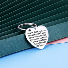 Load image into Gallery viewer, Thank You Gift for Women Men Birthday Christmas Keychain Office Appreciation Gifts for Coworker Boss Valentine Mothers Father Day Family Gift for Mom Dad from Daughter Son Friendship for Best Friend