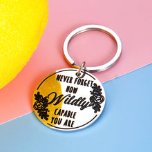 Load image into Gallery viewer, Inspirational Keychain Birthday Christmas Gifts for Best Friend Boy Girl Thank You Appreciation Gift for Women Men Coworker Companion Graduation Gift Keyring for Daughter Son from Mom Dad Thanksgiving Brand: FrereFeter