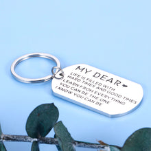 Load image into Gallery viewer, Inspirational Keychain Birthday Graduation Gift for Him Her Teen Boy Girl 2021 Best Friend Gifts for Women Men Valentines Day Family Gift for Adult Daughter Son from Mom Dad Christmas Stocking Stuffer