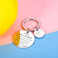 Load image into Gallery viewer, Best Friend Keychain Gifts for Women Soul Sister Bestie Bff Friendship Birthday Valentines Day Graduation Christmas Stocking Stuffers for Unbiological Sisters Friends Female Male Coworker Colleague