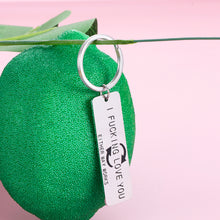 Load image into Gallery viewer, Funny Gag Keychain Valentines Day Gifts for Him Her Boyfriend from Girlfriend Wedding Anniversary Couple Gifts for Husband Wife Women Men I Love You Key Ring Christmas Birthday Present Fiance Groom