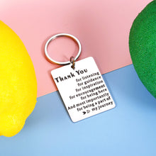 Load image into Gallery viewer, Thank You Keychain Boss Gift for Office Men Women Lady Bosses Mentor Teacher Appreciation Retirement Farewell Coworker Leaving Gifts Christmas Birthday Present for Him Her Leader Supervisor Superior