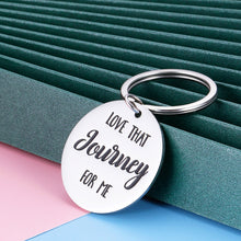 Load image into Gallery viewer, Best Friend Couple Keychain Gift Schitts C Inspired Jewelry for Women Men Birthday Valentines Day Keyring for Friendship Boyfriend Girlfriend Him Her Love That Journey For Me Christmas Wedding