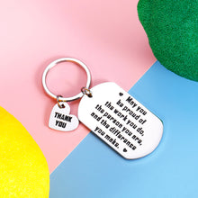 Load image into Gallery viewer, Thank You Gifts for Coworkers Women Men Employee Appreciation Gifts Farewell Keychain for Boss Lady Friends Coach Nurse Retirement Christmas Holiday Work Colleagues Leaving Gift Key Chain Female Male