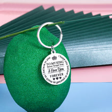 Load image into Gallery viewer, Mens Valentines Day Gifts Keychain for Husband Boyfriend from Wife Girlfriend Wedding Anniversary Fathers Day Gift for Men Him Fiance Groom Never Forget I Love You Keyring Christmas Birthday Present