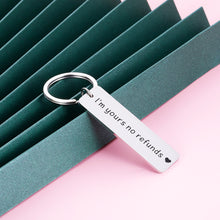 Load image into Gallery viewer, Funny Anniversary Birthday Gifts keychain for Boyfriend Husband Girlfriend Wife Couple Gift for Him Her Valentines Day Gift Keyring for Men Women Christmas Wedding fiancé fiancée Love You Jewelry