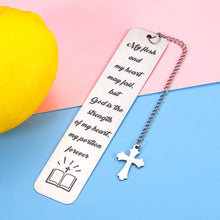 Load image into Gallery viewer, Christian Gifts for Women Inspirational Religious Bookmark Faith Gift for Daughter Son Godchild Book Lover Birthday Christmas Baptism Easter Church Bulk Book Mark for Girls Boys Friend Sister