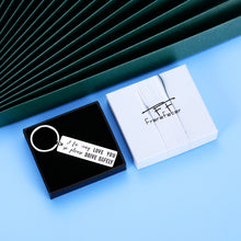 Load image into Gallery viewer, Drive Safe Keychain for Boyfriend I Love You Birthday Gifts for Men Husband from Wife Girlfriend Valentines Fathers Day Gift for Dad Him Her New Driver Trucker Christmas Couple Present Anniversary