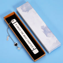 Load image into Gallery viewer, 2022 Enjoy The Next Chapter Bookmark Inspirational Graduation Retirement Birthday Stocking Stuffer Gifts for Women Men Kids Book Lovers Seniors Coworker Leaving New Job Promotion Dad Mom Gift Him Her