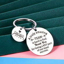 Load image into Gallery viewer, Coworker Employee Appreciation Gifts Keychain for Women Men Colleague Staff Team Members Office Thank You Gift Birthday Christmas Boss Day Retirement Leaving Going Away Teamwork Present for Her Him