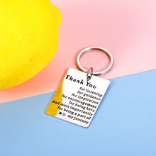 Load image into Gallery viewer, Thank You Keychain Boss Gift for Office Men Women Lady Bosses Mentor Teacher Appreciation Retirement Farewell Coworker Leaving Gifts Christmas Birthday Present for Him Her Leader Supervisor Superior