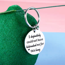 Load image into Gallery viewer, Anniversary Wedding Gift for Husband from Wife Funny Keychain Valentines Day Gift for Him Men Hubby Boyfriend Spouse Fiance Girlfriend Birthday Christmas Fathers Day I Love You Keychain Present