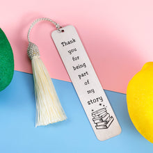 Load image into Gallery viewer, Thank You Bookmark Retirement Gifts for Women Men Book Lovers Graduation Christmas Birthday Thanksgiving Teachers Day Going Away Leaving Gifts for Teacher Tutor Coworkers Colleagues Best Friends