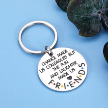 Load image into Gallery viewer, Coworker Keychain Colleague Gifts for Birthday Christmas Friends TV Show Appreciation Gift for Women Men Boss Friends Thank You Leaving Going Away 2020 Retirement Gift for Friends Female Male
