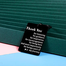 Load image into Gallery viewer, Boss Mentor Thank You Keychain Gifts for Women Men Leaders Teacher Appreciation Retirement Farewell Coworker Leaving Office Gift for Lady Bosses Superior Supervisor Birthday Christmas Valentines Gifts