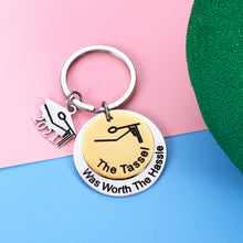 Load image into Gallery viewer, 2021 College Graduation Gifts for Her Him Graduate Seniors Class of 2021 Keychain High School Master Graduation Gifts for Women Men Nurse Students Grads Gift for Daughter Son Girl Boy from Mom Dad