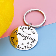 Load image into Gallery viewer, Inspirational Birthday Keychain Gifts for Best Friend BFF Women Men Thank You Gift for Coworker Boss Teen Boy Girl Graduation for Daughter Son from Mom Dad Christmas Retirement Appreciation Gift