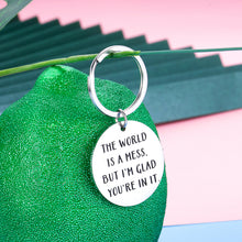 Load image into Gallery viewer, Funny Christmas Birthday Keychain Gifts for Boyfriend Wife from Girlfriend Husband Best Friend Thank You Gifts for Women Men BFF Valentines Day Anniversary Love Gift Keyring Present Stocking Stuffers