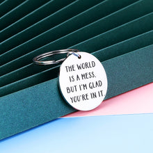 Load image into Gallery viewer, Funny Christmas Birthday Keychain Gifts for Boyfriend Wife from Girlfriend Husband Best Friend Thank You Gifts for Women Men BFF Valentines Day Anniversary Love Gift Keyring Present Stocking Stuffers