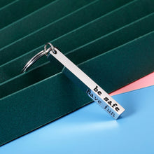 Load image into Gallery viewer, Funny Don't Do Stupid St Keychain Stocking Stuffer Birthday Gifts for Teen Kids Adult Son Daughter from Mom Dad Valentines Day Christmas Graduation New Driver Gift for Him Her Women Men Boys Girls