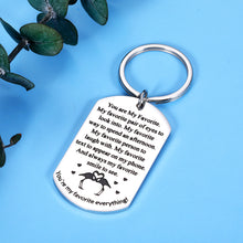 Load image into Gallery viewer, Boyfriend Gifts from Girlfriend Stocking Stuffers for Boyfriend Couple Keyring to My Man Husband Fiance Gift from Wife Fiancee Girlfriend Valentine Birthday Anniversary You Are My Favorite Present