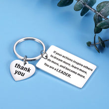 Load image into Gallery viewer, Boss Gifts Keychain for Women Men Lady Bosses Leaders Birthday Christmas Valentines Farewell Retirement Appreciation Thank You Office Gifts for Superior Supervisor Mentor Coworkers Leaving Female Male