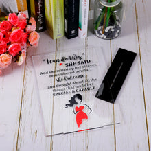 Load image into Gallery viewer, Acrylic Inspirational Gift for Women Stocking Stuffers Gifts for Girls Daughter Best Friends Besties Sister Christmas Birthday Graduation Keepsake Gift Decor Paperweight Coworker Colleagues Present