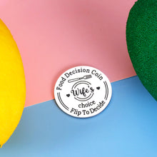 Load image into Gallery viewer, Funny Destiny Flip Coin Gift for Husband Wife Girlfriend Boyfriend Food Decision Maker Coin Christmas Stocking Stuffers Valentines Day Birthday Gift for Women Men Fiance Couple Presents