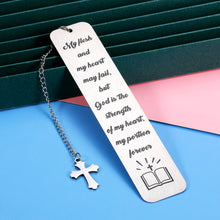 Load image into Gallery viewer, Christian Gifts for Women Inspirational Religious Bookmark Faith Gift for Daughter Son Godchild Book Lover Birthday Christmas Baptism Easter Church Bulk Book Mark for Girls Boys Friend Sister