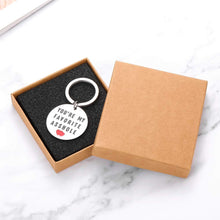 Load image into Gallery viewer, You're My Favorite Asshle Keychain Anniversary Birthday Gifts for Husband Wife Funny Keychain for Boyfriend Girlfriend Couples Keychains for Her Him Valentines Day Wedding Gifts from Wifey Hubby