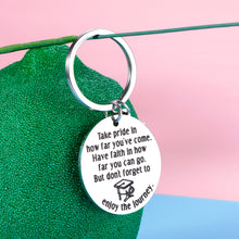 Load image into Gallery viewer, Graduation Gifts Keychain for 2021 Senior Students Women Men Inspirational Class of 2021 Grad Gifts for High School College Graduate Her Him Master Gift for Nurse Medical Mom to Son Daughter Present