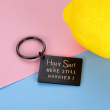 Load image into Gallery viewer, Funny Anniversary Gifts Keychain for Husband Wife Him Her Valentines Day Couples Birthday Gifts for Women Men Hubby Wifey 1st 5th10th 11th 15th 20th Anniversary Wedding Jewelry Gift Key Ring