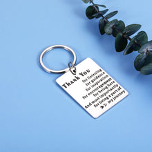 Load image into Gallery viewer, Thank You Keychain Boss Gift for Office Men Women Lady Bosses Mentor Teacher Appreciation Retirement Farewell Coworker Leaving Gifts Christmas Birthday Present for Him Her Leader Supervisor Superior