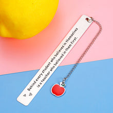 Load image into Gallery viewer, Teacher Appreciation Gifts Bookmark for Women Men Teacher Day Thank You Birthday Christmas Graduation Valentines Day Gifts Spanish Preschool Daycare Special Education Tutor Professor Retirement Charm