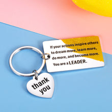 Load image into Gallery viewer, Boss Gifts Keychain for Women Men Lady Bosses Leaders Birthday Christmas Valentines Farewell Retirement Appreciation Thank You Office Gifts for Superior Supervisor Mentor Coworkers Leaving Female Male