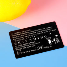 Load image into Gallery viewer, Valentines Day Wallet Card Christmas Gifts for Husband Boyfriend from Wife Girlfriend Wedding Anniversary Birthday Fathers Day Couple I Love You Gift for Her Him Men Women Fiancé Stocking Stuffers