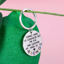 Load image into Gallery viewer, Coworker Keychain Colleague Gifts for Birthday Christmas Friends TV Show Appreciation Gift for Women Men Boss Friends Thank You Leaving Going Away 2020 Retirement Gift for Friends Female Male
