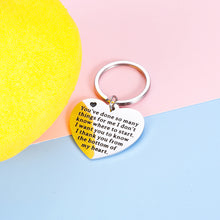 Load image into Gallery viewer, Thank You Gift for Women Men Birthday Christmas Keychain Office Appreciation Gifts for Coworker Boss Valentine Mothers Father Day Family Gift for Mom Dad from Daughter Son Friendship for Best Friend