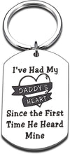 Load image into Gallery viewer, Dad Gifts from Daughter - To My Dad Keychain for Daddy New Dad Father in Law Dad Christmas Gifts from Son Birthday Valentine's Day Gifts Father's Day Gifts Present for Papa
