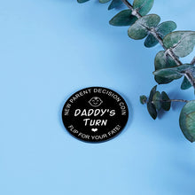 Load image into Gallery viewer, Doubled-Sided Prank Coin New Parent Gift for First Time New Mom Mommy to Be Mama Funny from Best Friend Sister Idea for Pregnancy Women Christmas Birthday Present